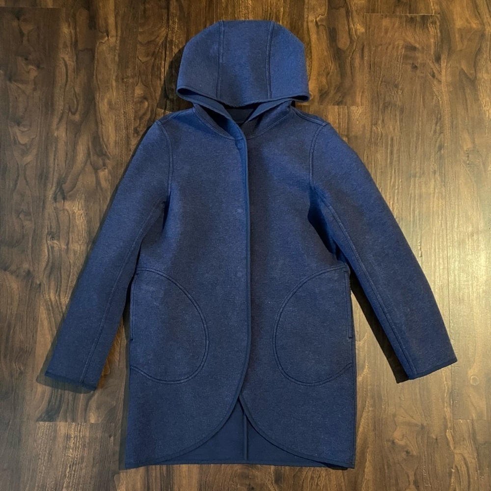 Lululemon City Bound Wrap Reversible Heathered Deep Indigo Size Small